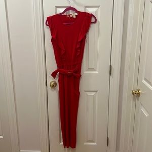 Red NWOT Michael Kors Jumpsuit